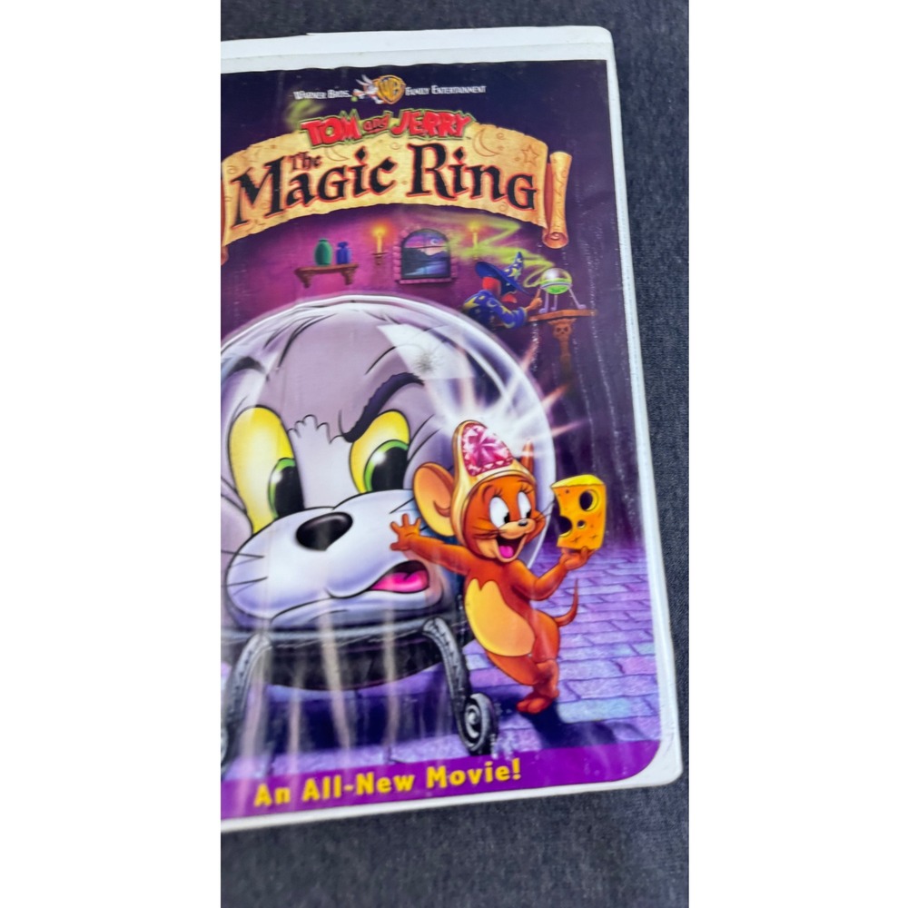 Tom and‎ Jerry The Magic Ring VHS Tape - All New Movie! Warner Bros